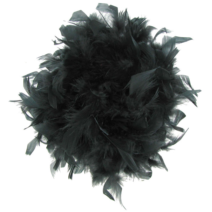Black 6' Chandelle Feather Boa Hobby Lobby 268193